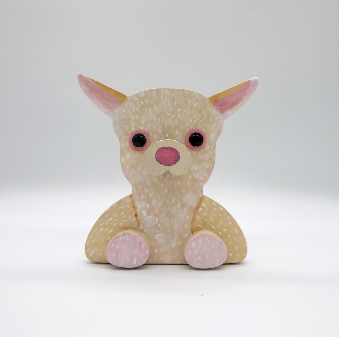 Alpaca Wooden Glasses Stand