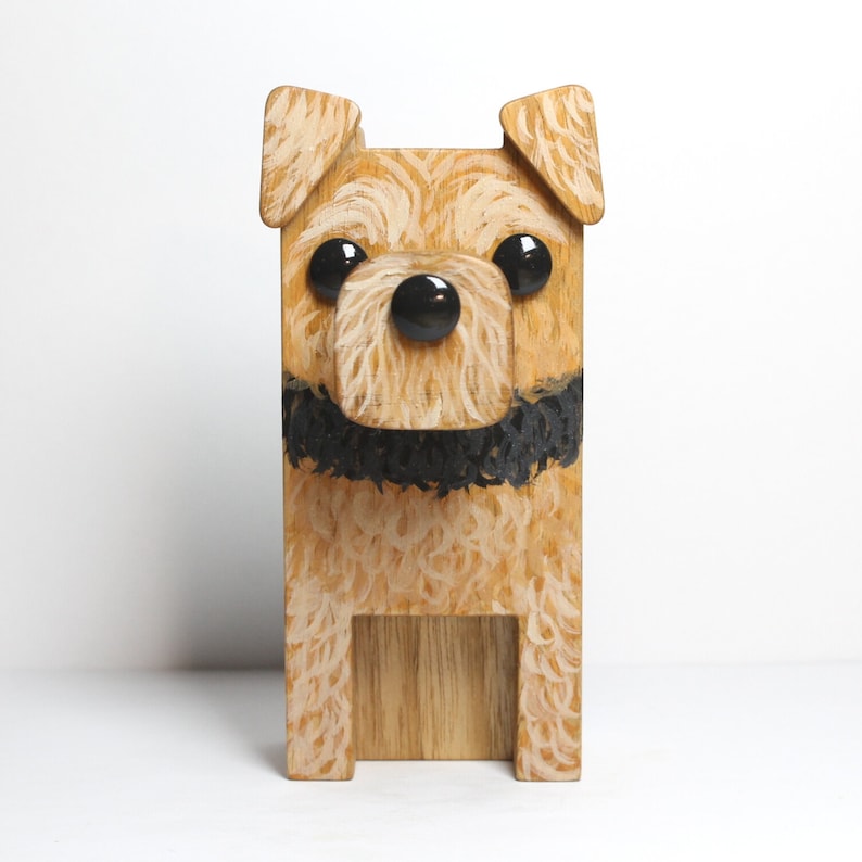 Airedale Terrier Dog Eyeglass Stand.